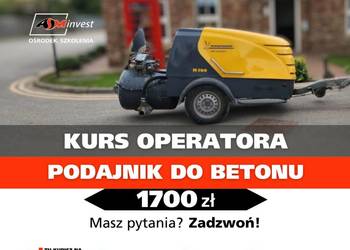 Kurs operator podajnik do betonu miksokret mixokret