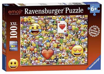 Puzzle Ravensburger emoji 100 el. XXL
