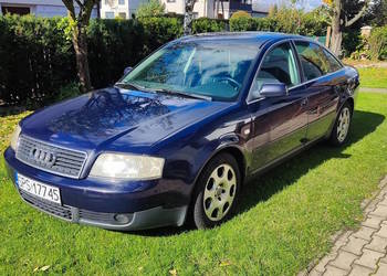 Audi a6 c5 sedan 1.9 tdi (diesel) 130 KM 2003r ciemno-niebieski