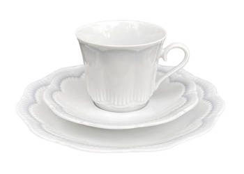 Zestaw śniadaniowy Schirnding Bavaria – lata 60., sygnowany art deco