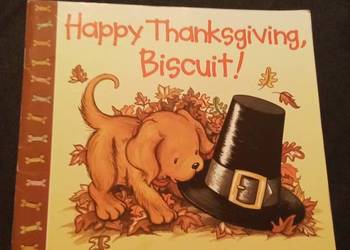 Happy Thanksgiving biscuit. Po angielsku!
