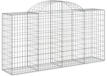 Kosze gabionowe 25 szt 200x50x100/120cm galwanizowane żelazo WM-3146336
