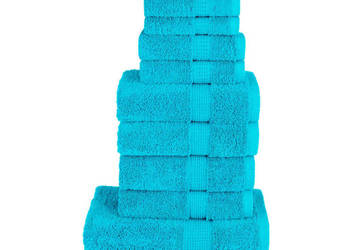 12-cz. zestaw ręczników premium SOLUND turkusowy 600 g/cm² WM-137583