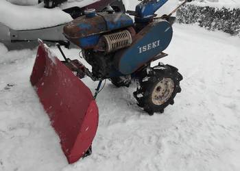 Traktorek jednoosiowy ogrodowy Iseki walec pług wałek wom dzik