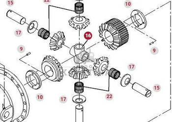 Fendt 924 927 930 933 936 Vario Valtra Mechanizm Różnicowy G001990200930 9…