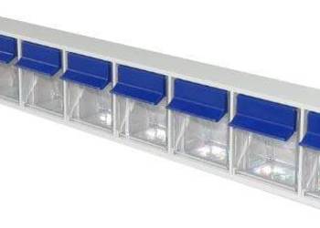 Skrzynka warsztatowa z wychylanymi pojemnikami 9 ele. 60 cm WE460300