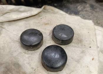 Komplet zaślepek nakładek wahacza główki ramy śruby Wsk 125 175 Wfm SHL