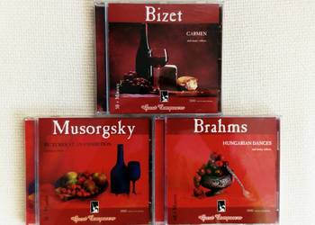 Musorgsky, Brahms, Bizet - kolekcia płyt CD