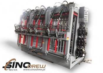 Prasa hydrauliczna dwustronna do drewna belek 300x3000x1300 mm