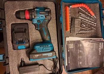 nowa wkrętarko/wiertarka YOFIDRA + 2 akumulatory + akcesoria brak paragonu