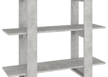 Regał na książki/przegroda szarość betonu 100x30x87 cm WM-811551