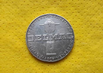 Medal DELMAG MASCHINENFABRIK 1922-VIERZIGJAHRE-1962