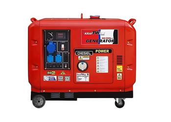 AGREGAT GENERATOR PRĄDOTWÓRCZY 9,5kVA WYCISZONY 1F