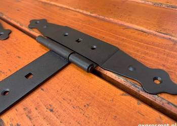 zawias budowlany 200mm zawiasy ozdobne do drzwi bram furtek