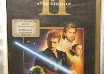 Star wars gwiezdne wojny Atak klonów kaseta VHS - folia