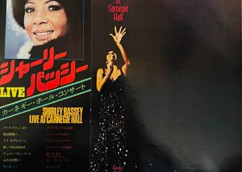 Shirley Bassey Live At Carnegie Hall EX++/EX++ Japan Obi 2 LP 1973 GSW1