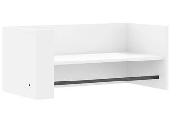 Półka wisząca biała 705x35x305 cm materiał drewnopochodny WM-848451