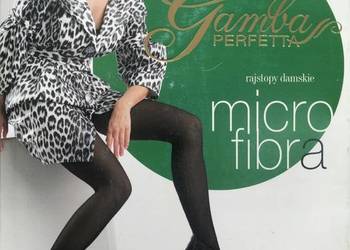 Rajstopy damskie GAMBA PERFETTA 40den - CZARNE ROZMIAR XXL - 5