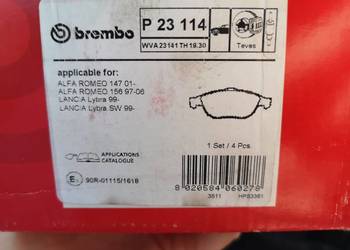 Klocki hamulcowe Alfa 147,156 Brembo przód - komplet