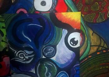 Amatorski obraz Abstrakcyjny