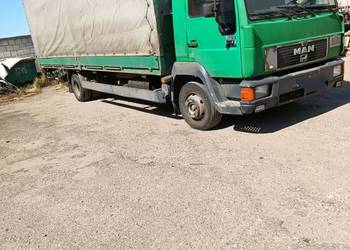 sprzedam samochód ciężarowy MAN 12.163 plandeka