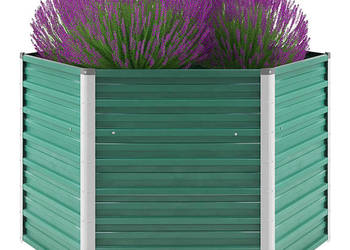 vidaXL Podwyższona donica z galwanizowanej stali(SKU:44857)