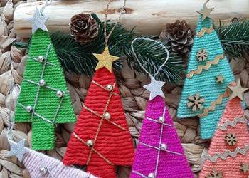 Ozdoby świąteczne, zawieszki na choinkę,  święta, bombka, rękodzieło