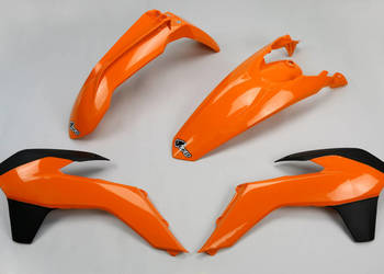 KOMPLET PLASTIKÓW KTM EXC/EXCF 14-16 UFO POMARAŃCZOWE