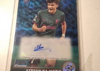 #topps ,Stefan Bajcetic RC,/75, autograf