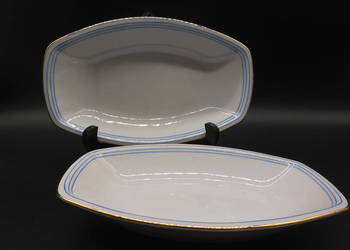 Porcelanowe dwa półmiski śledziówki Jager