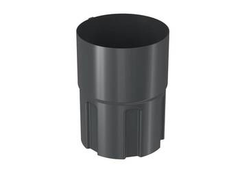 Bryza STAL Złączka rury spustowej 90 mm grafitowy ral 7021