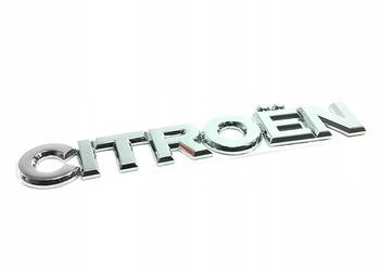 EMBLEMAT NA KLAPĘ BAGAŻNIKA CITROEN 210x32/40mm ORYGINALNY 8665AL
