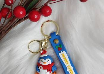 Świąteczny Brelok Do Kluczy Z Pingwinem