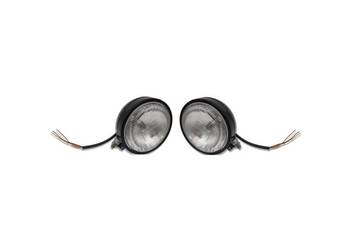 2x REFLEKTOR lampa MTZ T-25 okrągły metalowy z żarówką FG350 [8881]