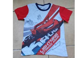 dziecięcy t-shirt koszulka bluzka Zygzak McQueen z filmu Auta