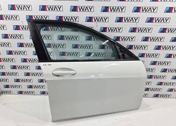BMW 1 F40 DRZWI PRAWY PRZÓD PRZEDNIE PRAWE A300 ALPINWEISS KOMPLETNE