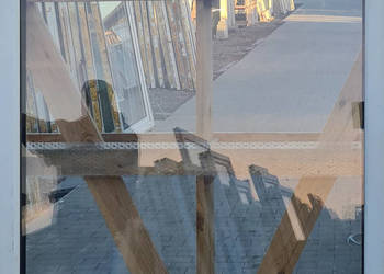 OKNA KacprzaK Witryna 114X131 FIX Używany PCV Plastikowy