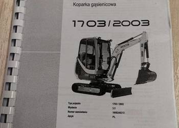 Wacker Neuson 1703/2003 instrukcja eksploatacji, dtr język polski