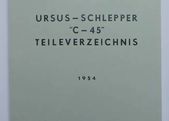 URSUS C45 katalog części wydanie niemieckojęzyczne