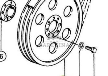 Claas Lexion 570 Koło Pasowe Napędu Odrzutnika 0006678520 00 0667 852 0