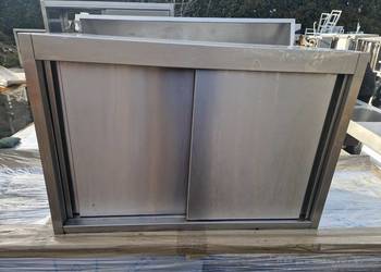 Szafka Wisząca Stal Nierdzewna Drzwi Suwane 90/40/60