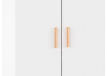 Szafka wisząca biała 60x30x60 cm materiał drewnopochodny WM-812888