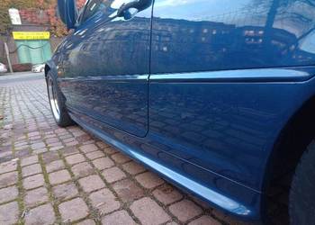 BMW E46 COUPE DRZWI LEWE TOPASBLAU
