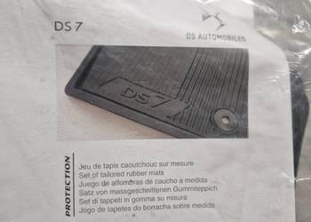 Dywaniki gumowe DS7 OE PSA SUV crossback