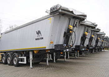 Wielton NW-3 / waga 6,2 t / poj. 38m3 / elek. dach / Teflon / 50 szt_242025