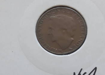 1 Cent Holandia 1948 r.-Wilhelmina-nr 1- UNC-