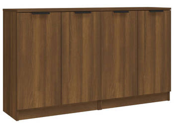 Szafki 2 szt. brązowy dąb 60x30x70 cm materiał drewnopochodny WM-3115779