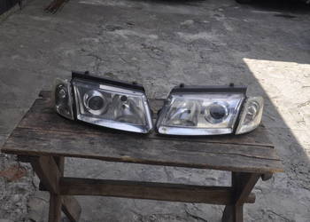 Reflektory Przód Lewy Prawy Passat B5 Xenon Soczewka Hella Kierunki Lampy