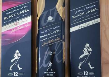 Kartony kolekcjonerskie + puszka po alkoholu Johnnie Walker Kartony kolekcjonerskie + puszka po alkoholu Johnnie Walker