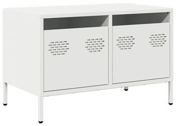 Szafka RTV biała 68x39x435 cm stal walcowana na zimno WM-851237